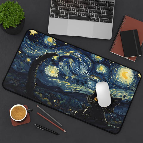 Galactic Whiskers Desk Mat