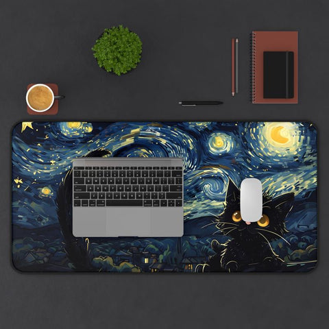 Galactic Whiskers Desk Mat
