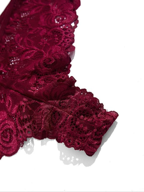 "Floral Lace Comfort Lingerie Set"