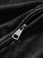  Street Fashion Casual Loose Long Sleeve Hooded Outerwear for Daily Wear