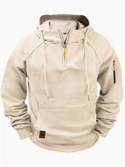 Men's Regular Fit Patch Pocket Hoodie