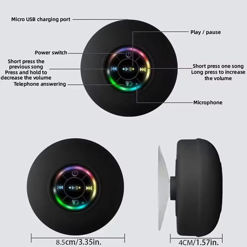 AquaGroove Mini Bluetooth Speaker