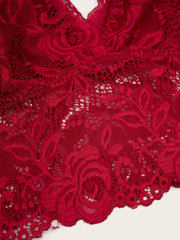 "Floral Lace Comfort Lingerie Set"