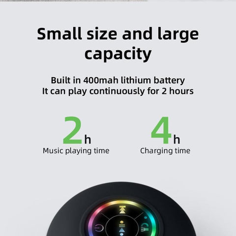 AquaGroove Mini Bluetooth Speaker