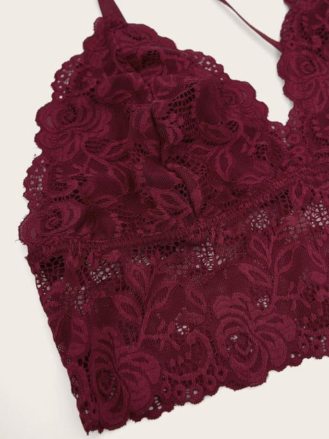 "Floral Lace Comfort Lingerie Set"