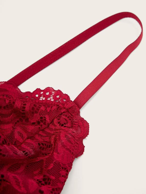 "Floral Lace Comfort Lingerie Set"