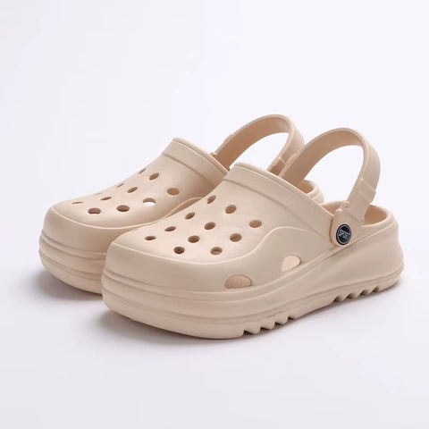 Chunky Platform Clogs Shoes for Women Thick Bottom Non Slip Beach Sandals Woman Summer 2024 Fashion Wedges EVA Sandals Slippers