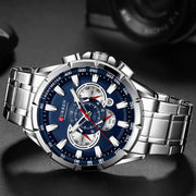 Curren Men’s Watches Top Brand Luxury Chronograph Quartz Men Watch Waterproof Sport Wrist Watch Men Stainless Steel Male Clock