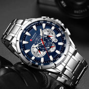 Curren Men’s Watches Top Brand Luxury Chronograph Quartz Men Watch Waterproof Sport Wrist Watch Men Stainless Steel Male Clock