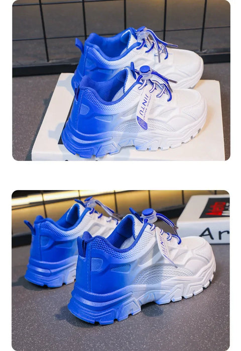 Ultra-Light Breathable Kids Sports Shoes Spring Autumn New Style Primary School Students Running Shoes Boys Girls Net Face