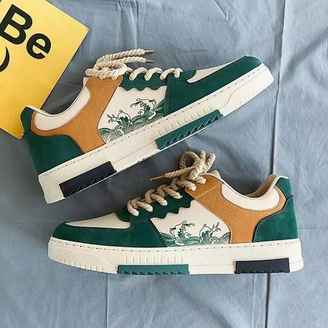 hot sale Students casual sports board shoes Outdoor men's Leisure sneakers  Non-slip thick bottom Men's running shoes
