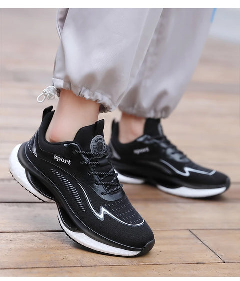 Men Sneakers Running Shoes Women Plus Size Sports Shoes Casual Couple Trainers Shock Tennis Gym Shoes