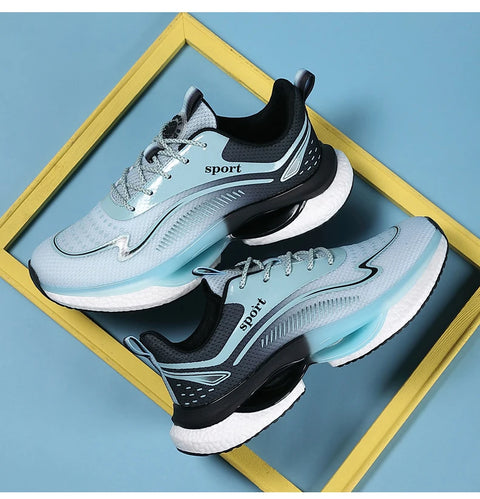 Men Sneakers Running Shoes Women Plus Size Sports Shoes Casual Couple Trainers Shock Tennis Gym Shoes