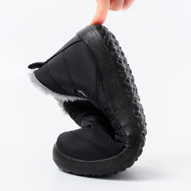 Winter Women Boots Waterproof Snow Boots Plus Size Casual Flat Ankel Boots Antislip Warm Fur Women Shoes Plush