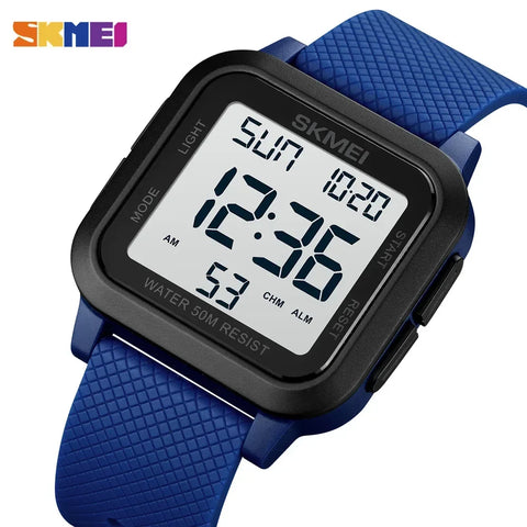 SKMEI1894 Men Alarm Chrono Clock 5Bar Waterproof Military Watches LED Display Shock Digital Watch reloj hombre Outdoor Sport Wat