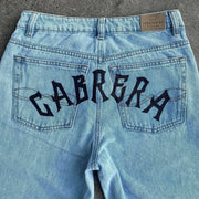 Harajuku Anime Graphic wide leg jeans High Waist Jeans Pants Women new Japanese Style Streetwear Y2K Jeans for Men Wide Trouser
