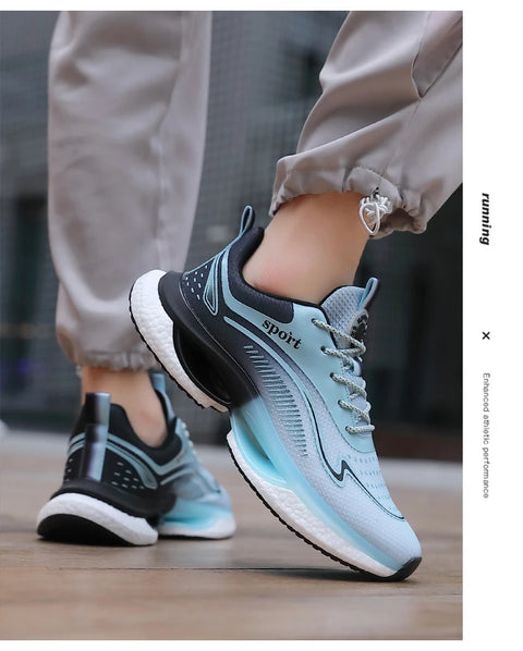 Men Sneakers Running Shoes Women Plus Size Sports Shoes Casual Couple Trainers Shock Tennis Gym Shoes