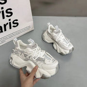 New Luxury Women's Sneakers Thick soled Tall Fashion Casual Shoes Anti slip and Durable Running Shoes Zapatos Para Hombres