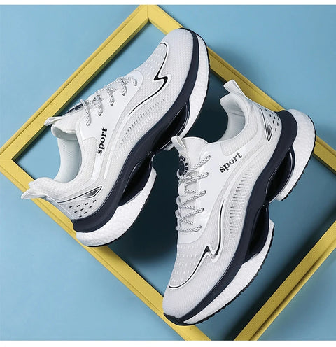 Men Sneakers Running Shoes Women Plus Size Sports Shoes Casual Couple Trainers Shock Tennis Gym Shoes