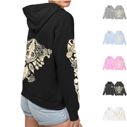 Harajuku Womens Anime Arcane-Jinx League  Hoodies Long Sleeve Shirts Pullover y2k Clothes With Pocket Versatile Graphic Hoodies