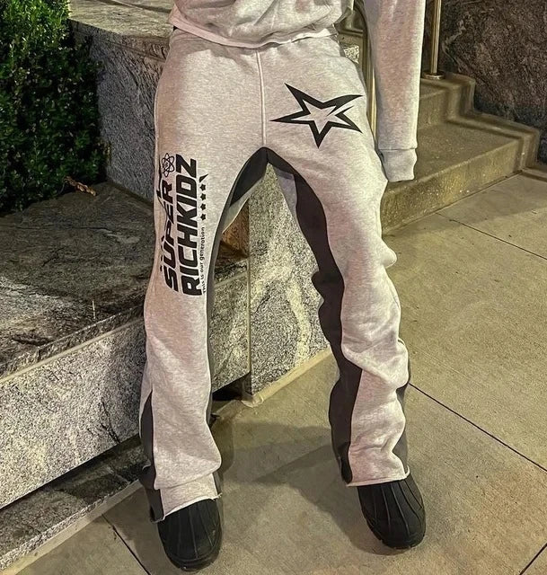Y2k Harajuku Letter Print Coat Men Women Jacket Zip Hooded Sweatshirt Oversized Long Sleeve Zipper Top Casual Hoodies Streetwear