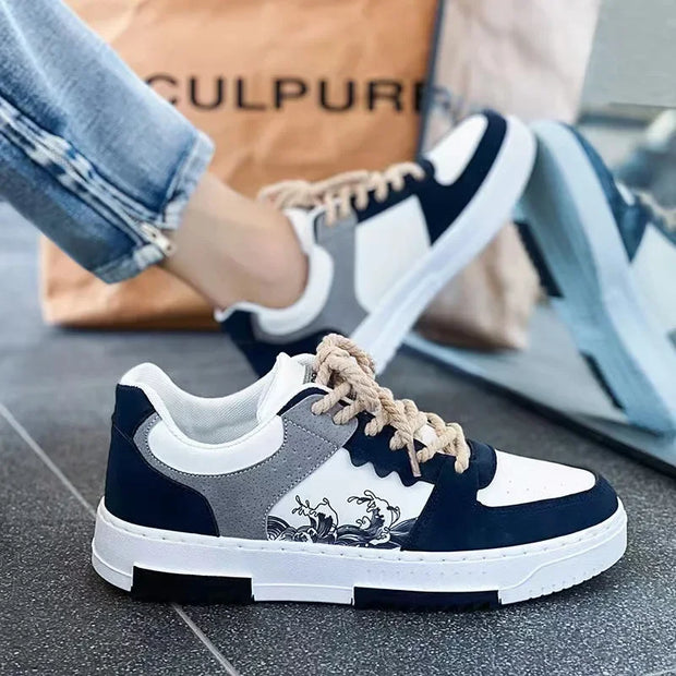 hot sale Students casual sports board shoes Outdoor men's Leisure sneakers  Non-slip thick bottom Men's running shoes