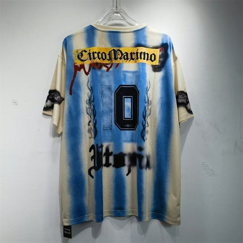 Soccer Jerseys Cactus Jack T-shirt Men Streetwear Loose Breathable Tops Classic Utopia Tour Short Sleeves