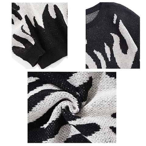 Fashion Clothing Men's Sweater O-neck Autumn Winter Vintage Popular Long Sleeve Loose Y2k Streetwear For Men Pullovers Sweater