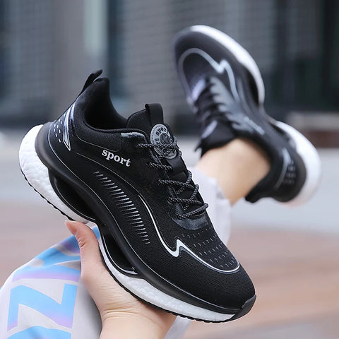 Men Sneakers Running Shoes Women Plus Size Sports Shoes Casual Couple Trainers Shock Tennis Gym Shoes