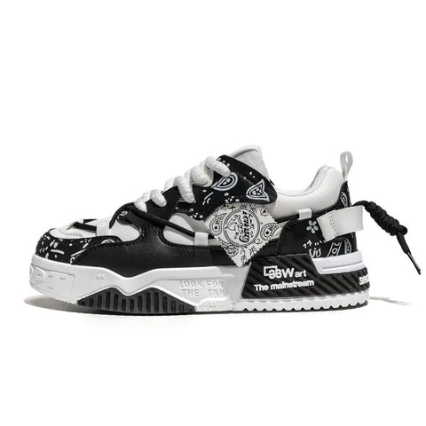 New Spring Trendy Men's Shoes Versatile Casual Board Shoes Men's Niche Original Explosion Style Thick Bottom Sports Shoes