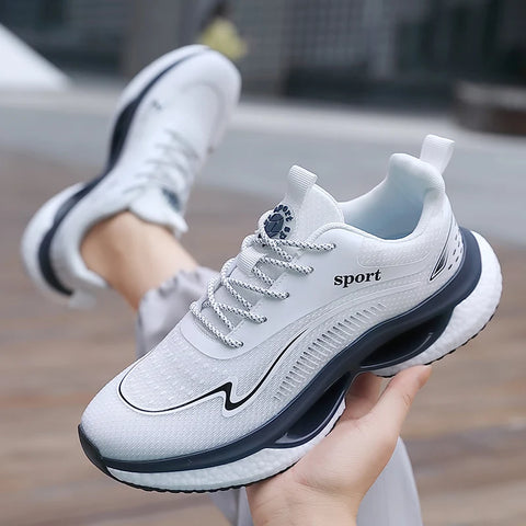 Men Sneakers Running Shoes Women Plus Size Sports Shoes Casual Couple Trainers Shock Tennis Gym Shoes