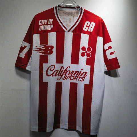 Soccer Jerseys Cactus Jack T-shirt Men Streetwear Loose Breathable Tops Classic Utopia Tour Short Sleeves