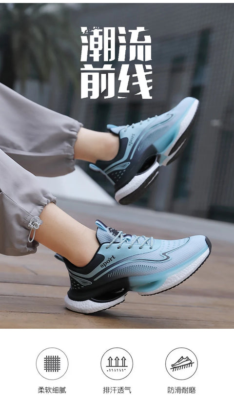 Men Sneakers Running Shoes Women Plus Size Sports Shoes Casual Couple Trainers Shock Tennis Gym Shoes