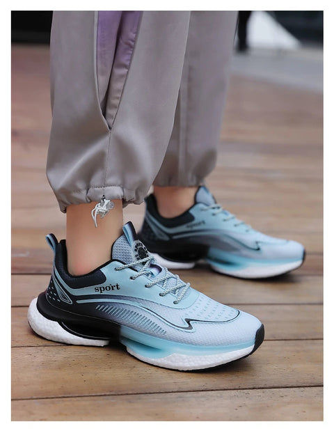 Men Sneakers Running Shoes Women Plus Size Sports Shoes Casual Couple Trainers Shock Tennis Gym Shoes
