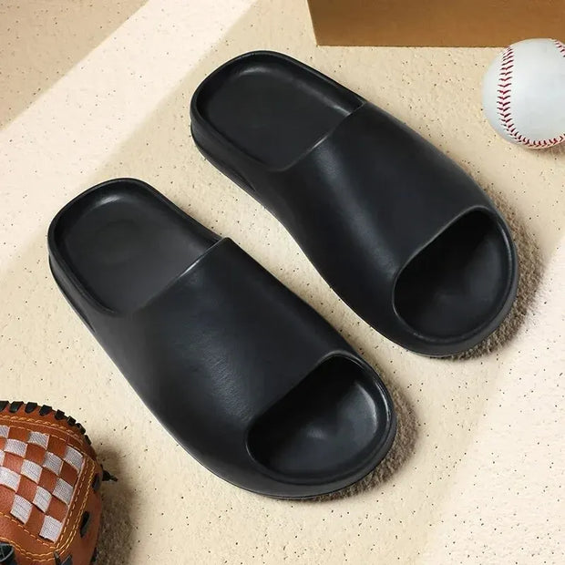 Summer Women Slippers Men Sandals Casual Beach Shoes Soft Bottom Slides Thick Platform EVA Anti-Slip Home Slippers