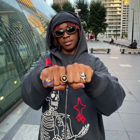 Y2K Rhinestone Cobweb Zip Up Oversized Sweatshirt 2022 Autumn Goth Hoodie Men Women Grunge Hooded Jacket Streetwear Y2K Clothing