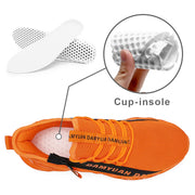 Mens Athletic Shoes with Shock Cushioning Cup Insole Breathable Zipper Design Enhanced Fasticity for Optimal Comfort in Sports