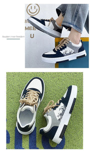 hot sale Students casual sports board shoes Outdoor men's Leisure sneakers  Non-slip thick bottom Men's running shoes