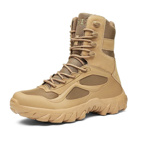 Men Tactical Boots Autumn Special Forces Field Man Boot Lightweight Outdoor Non-Slip Men Shoes Zapatillas Hombre