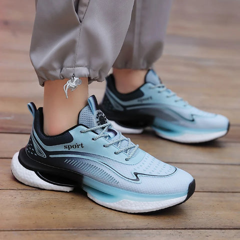 Men Sneakers Running Shoes Women Plus Size Sports Shoes Casual Couple Trainers Shock Tennis Gym Shoes