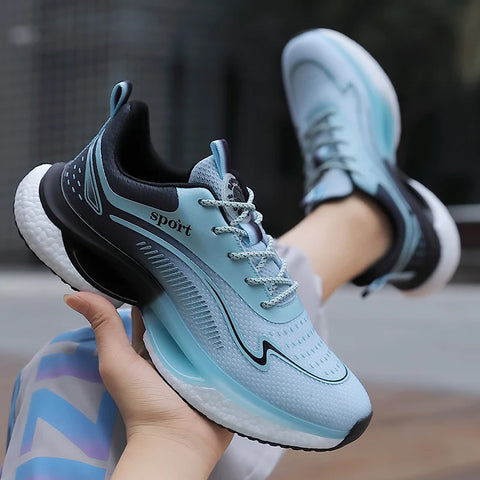 Men Sneakers Running Shoes Women Plus Size Sports Shoes Casual Couple Trainers Shock Tennis Gym Shoes