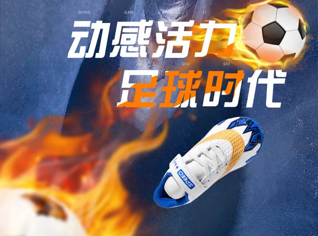 Cristiano Ronaldo Kids Soccer Shoes Boys And Girls Training Match Play Magic Tape Sticky Trainers Football Boots For Children