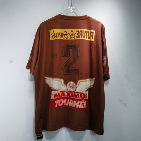 Soccer Jerseys Cactus Jack T-shirt Men Streetwear Loose Breathable Tops Classic Utopia Tour Short Sleeves