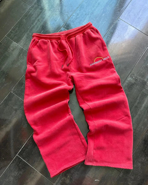 Y2k Gothic Hip Hop Casual Pants Jogger Harajuku Loose Elastic Waist Cotton Straight Trousers Men Women Gym Sweatpants Streetwear