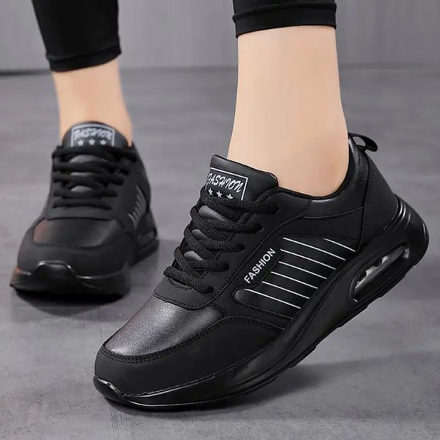Pink Platform Sneakers Women Thick Sole Korean Chunky Sneakers 2025 Fashion Dad Shoes Woman Spring Height Increasing Sneakers