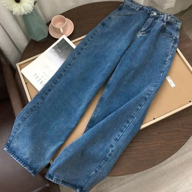 Harajuku Retro Graffiti Women's Jeans Goth Hip Hop High Waist Punk Fashion Y2K Flare Pants High Quality Design Sense Trousers