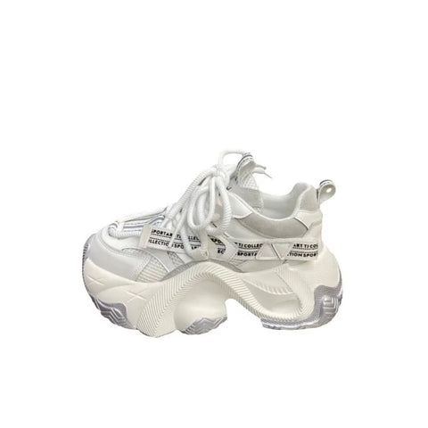 New Luxury Women's Sneakers Thick soled Tall Fashion Casual Shoes Anti slip and Durable Running Shoes Zapatos Para Hombres