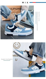 hot sale Students casual sports board shoes Outdoor men's Leisure sneakers  Non-slip thick bottom Men's running shoes