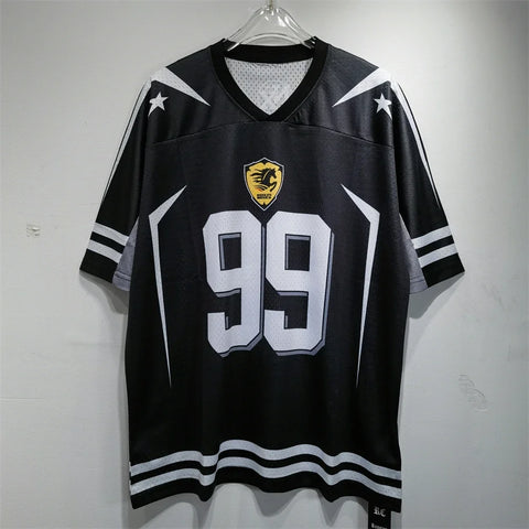 Soccer Jerseys Cactus Jack T-shirt Men Streetwear Loose Breathable Tops Classic Utopia Tour Short Sleeves