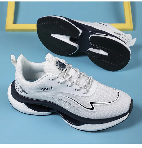 Men Sneakers Running Shoes Women Plus Size Sports Shoes Casual Couple Trainers Shock Tennis Gym Shoes